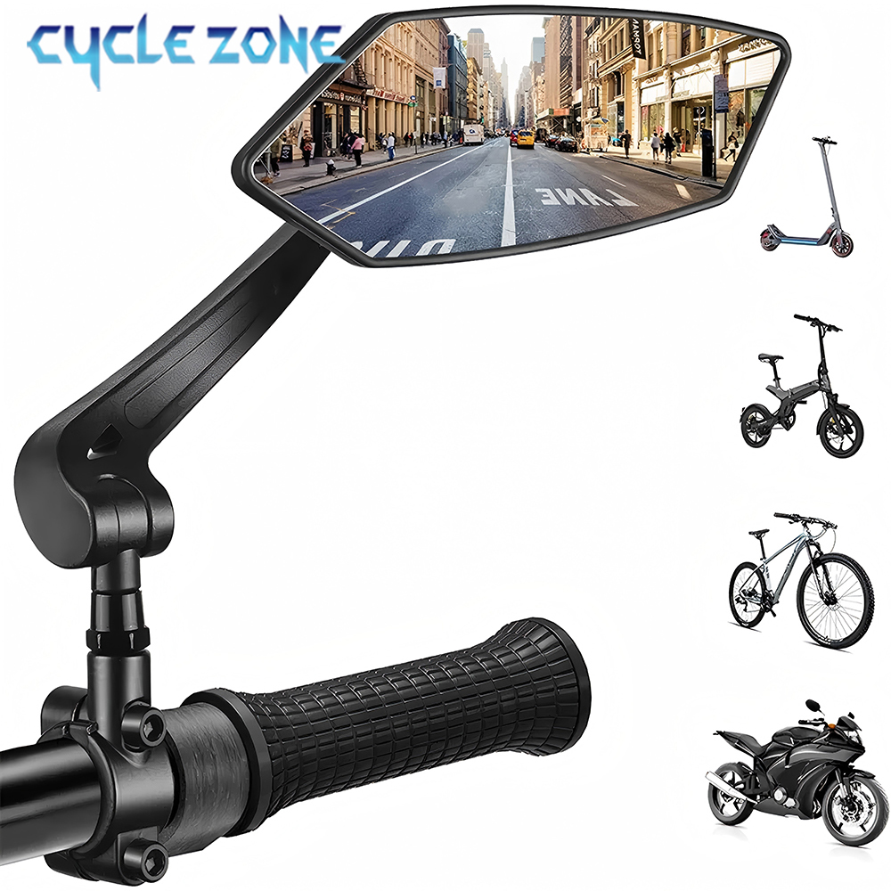 Cycling Zones - Mountain Bike Rearview Mirror Electric Bike