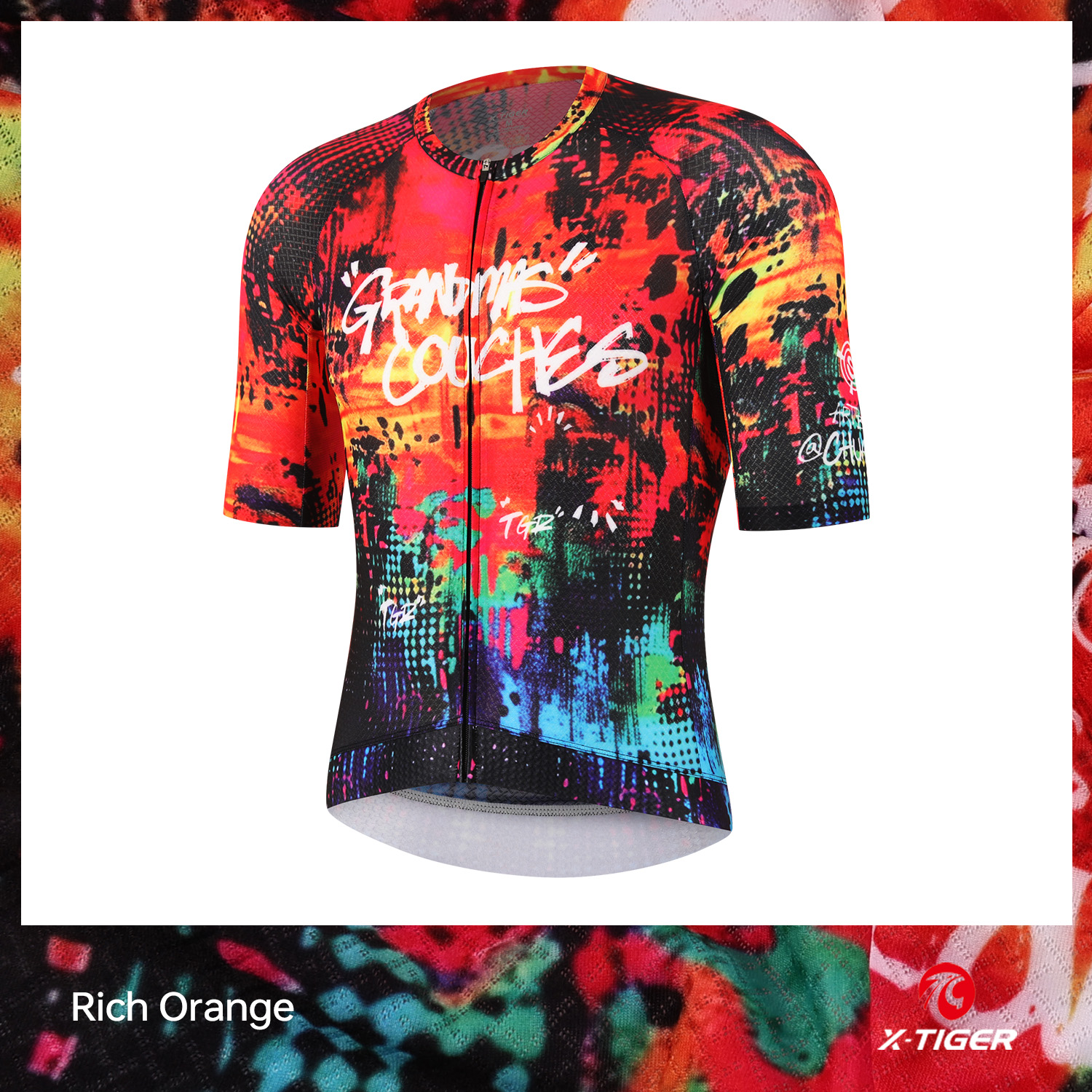 Cycling Commute Clothes - X-TIGER Short Sleeve Cycling Jersey Men