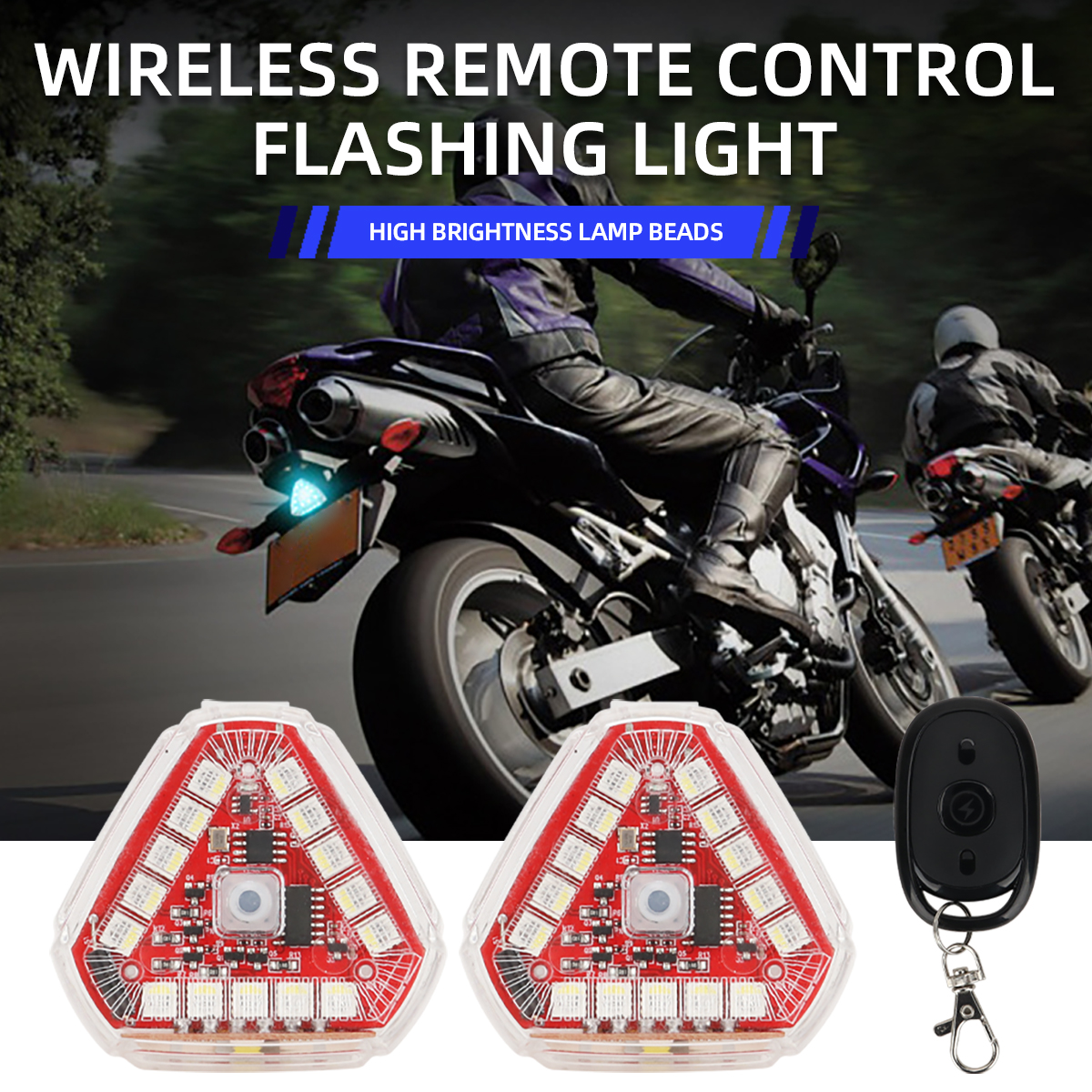 Cycling Zones - Triangle Remote Control Wireless LED Mini