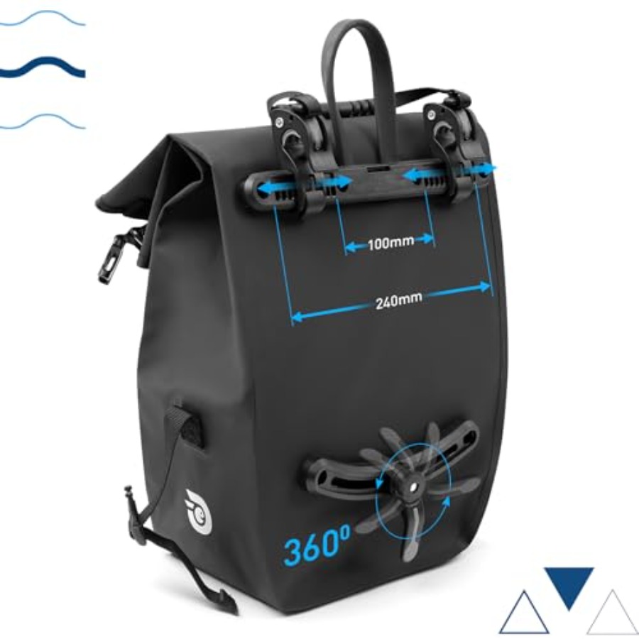 Bike Panniers-Rack-Trunks Wate - đánh giá và giá Waterproof Cycling Commute