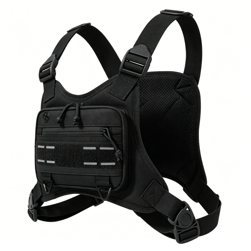 Tactical Front Chest Rig Bag V - đánh giá và giá Reflective Vest Cycling