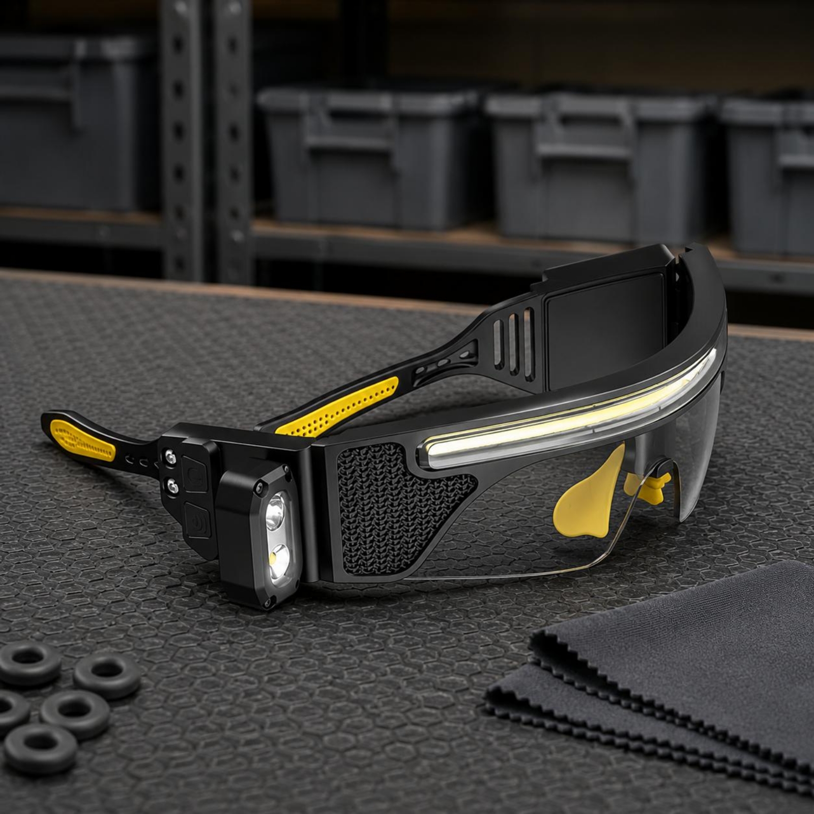 Curved-Fit LED Glasses Black F - đánh giá và giá Cycling To Work