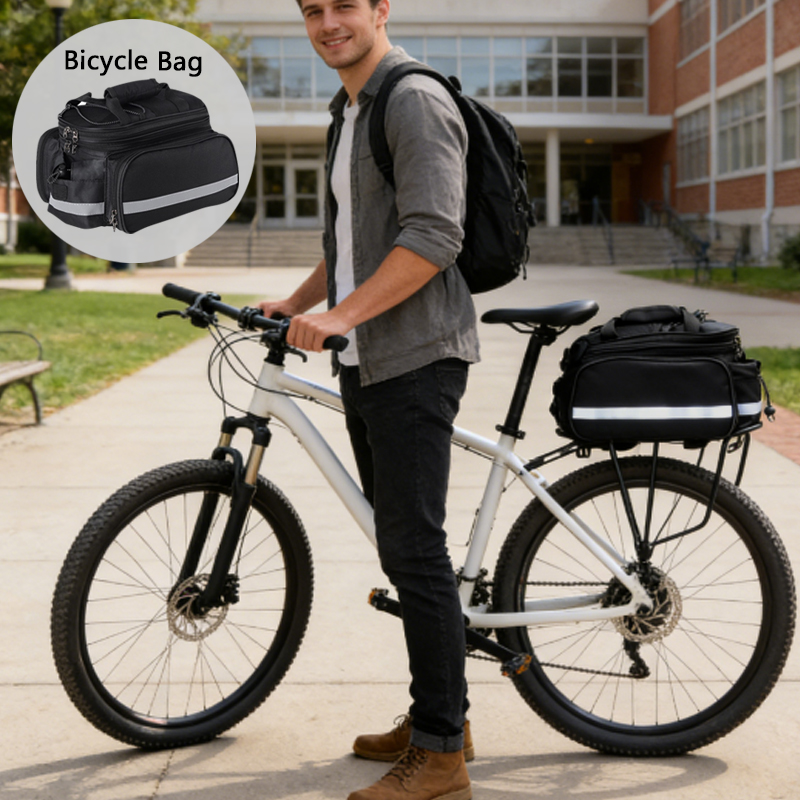 1pcs Bicycle Trunk Bag Bike Re - đánh giá và giá Waterproof Cycling Commute
