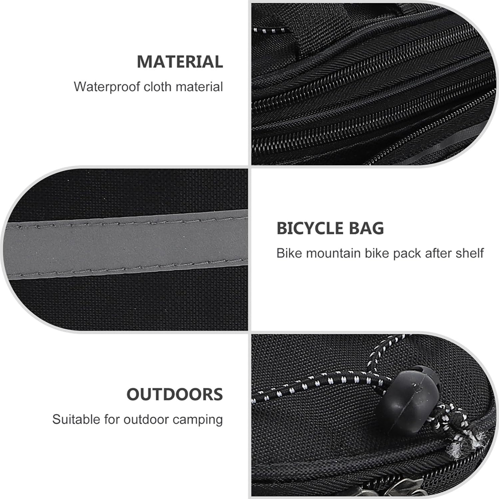 1pcs Bicycle Trunk Bag Bike Re - đánh giá và giá Waterproof Cycling Commute