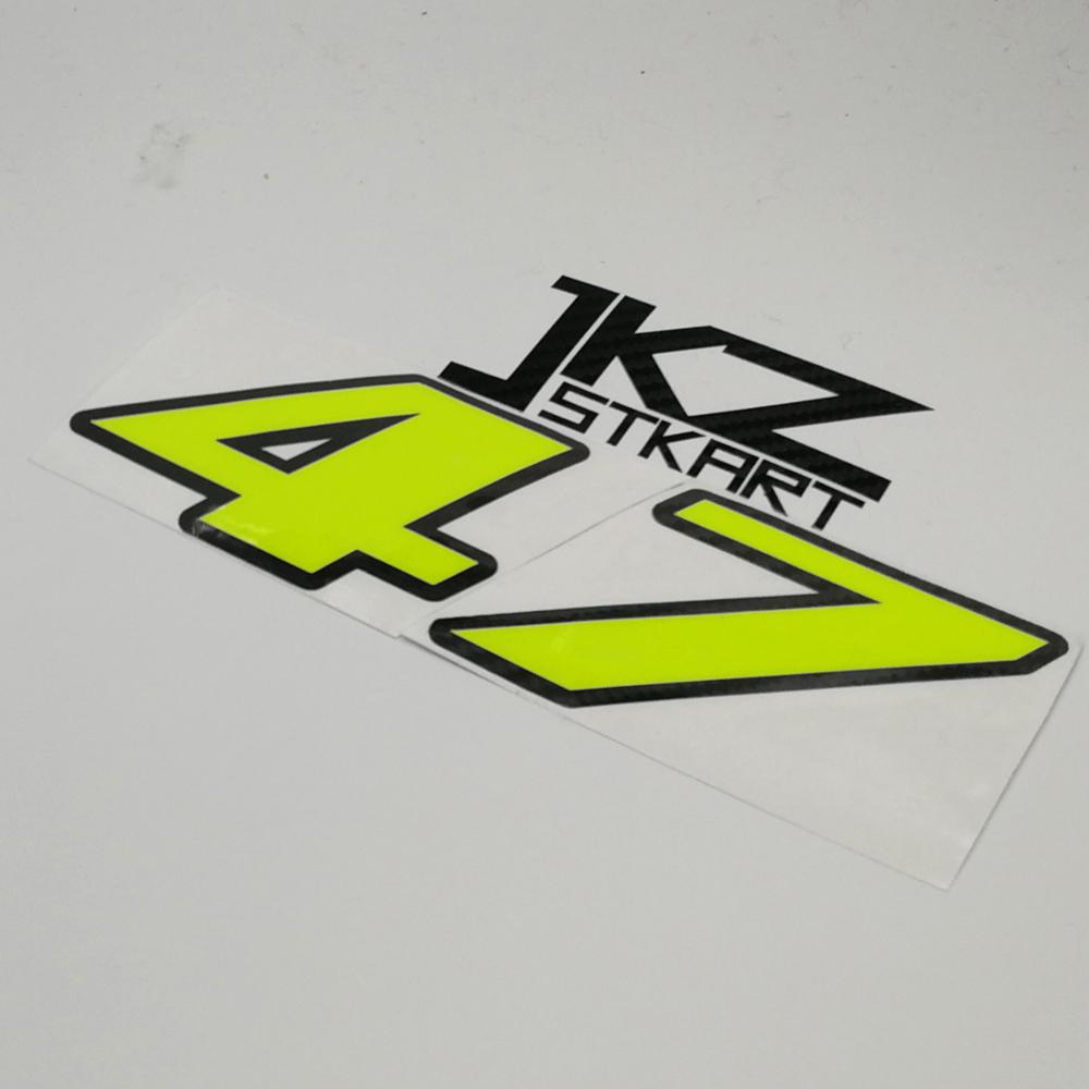 JKZ STKART Neon Number Sticker - đánh giá và giá Cycling Quote