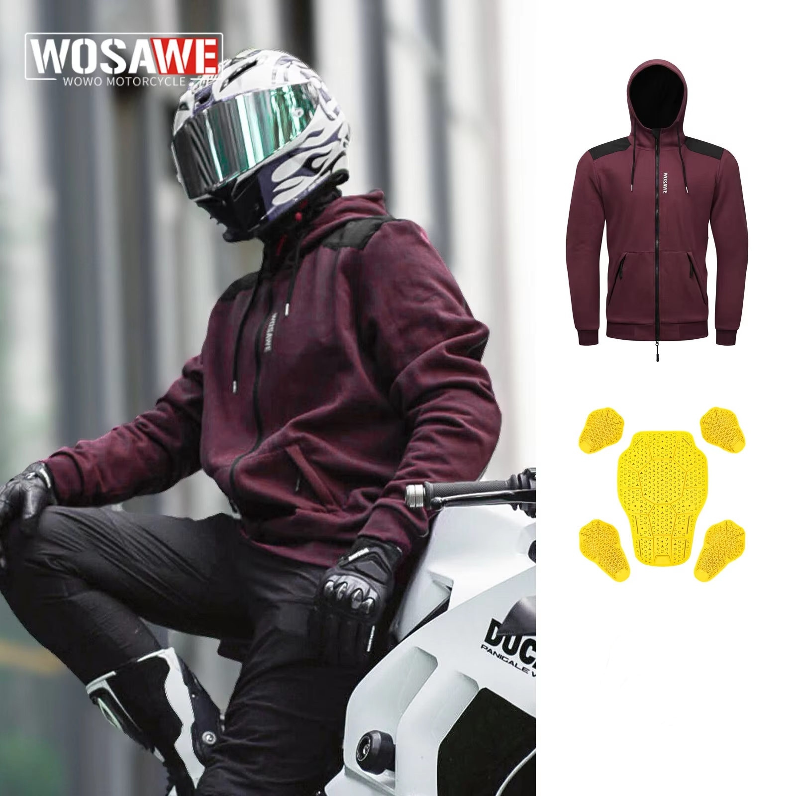 WOSAWE New Motorcycle Jacket W - đánh giá và giá Cycling Commute Clothes