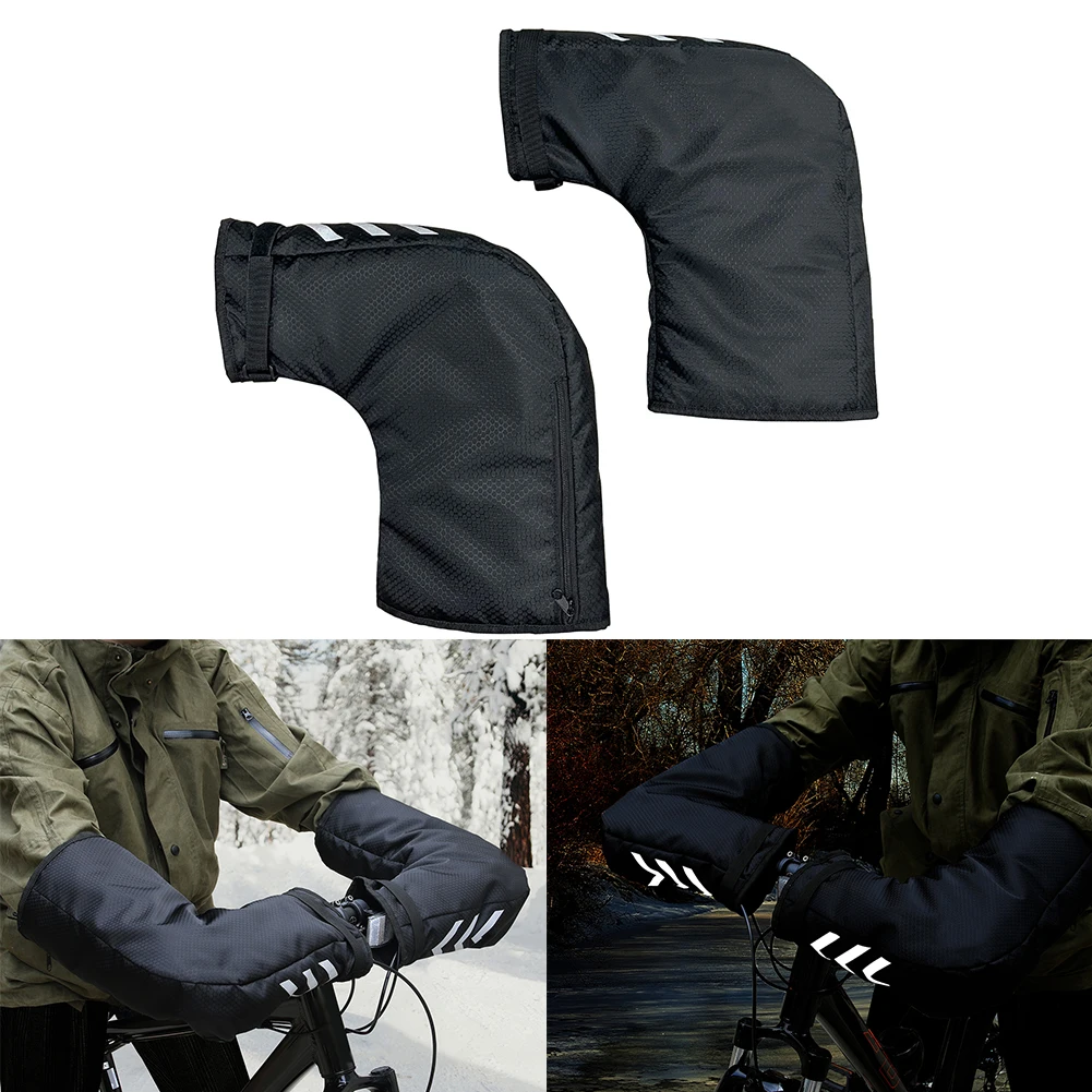 Reflective Handlebar Mittens 1 - đánh giá và giá Commuting On Mountain Bike