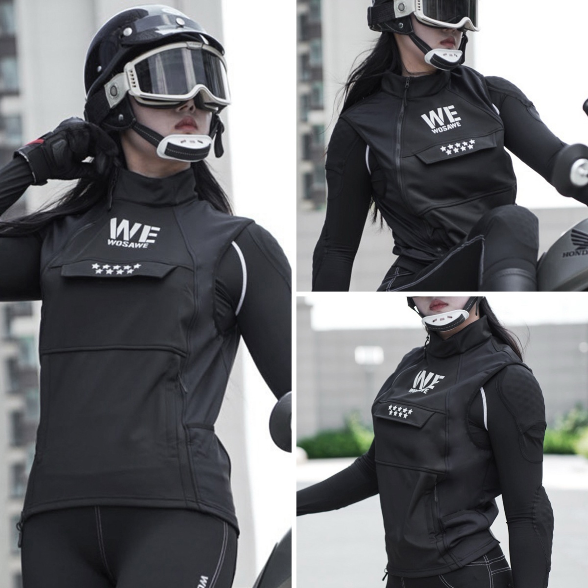 WOSAWE Winter Motorcycle Ridin - đánh giá và giá Reflective Vest Cycling